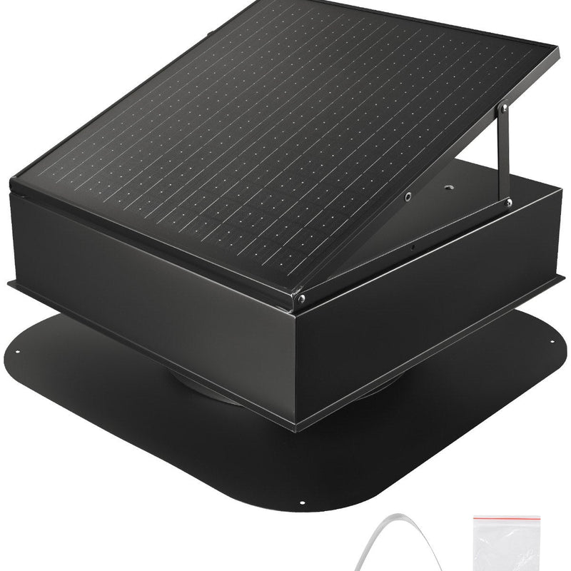 VEVOR 35 W saules ventilators bēniņiem ar gudro termostatu un bezsuku motoru