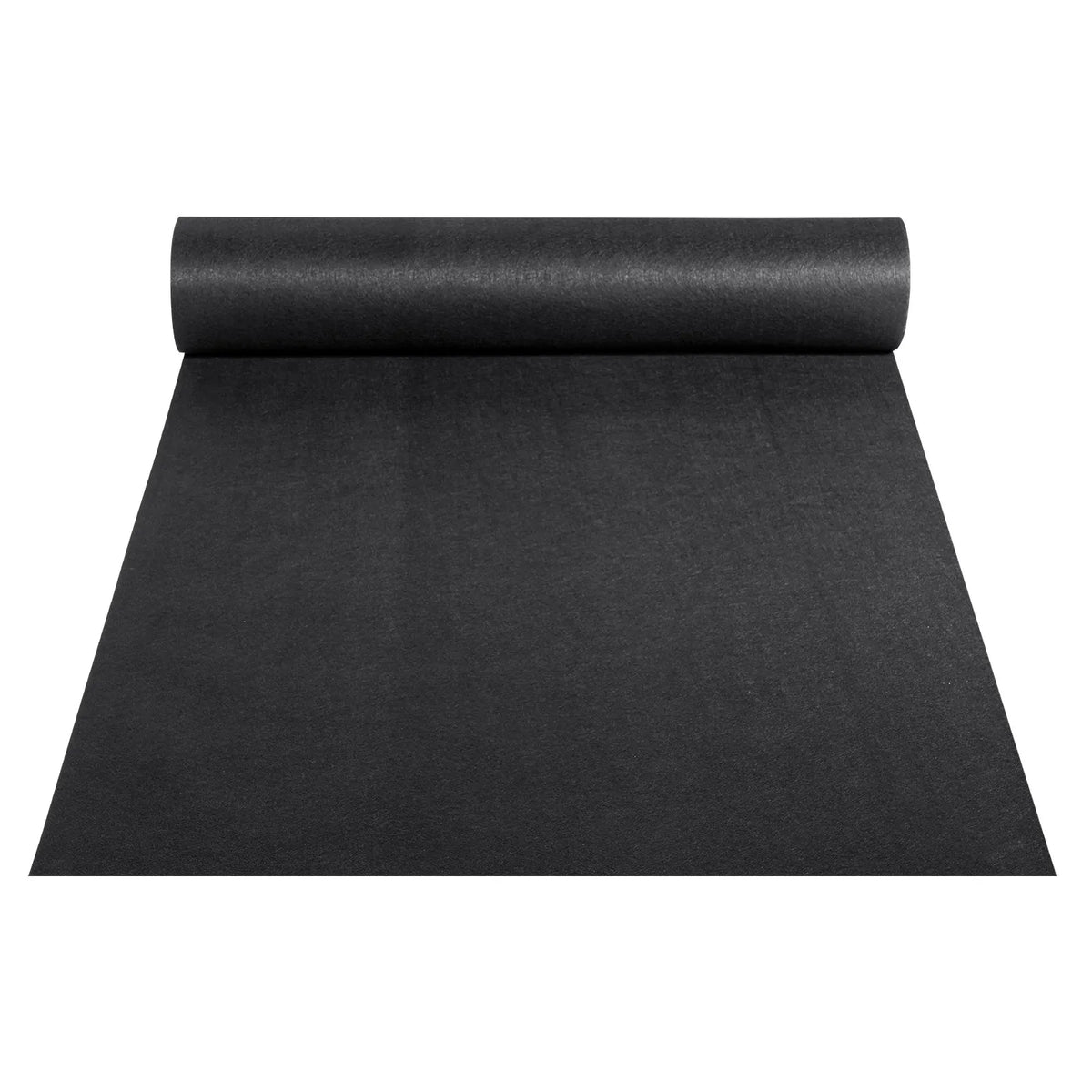 VEVOR neausts ģeotekstila audums zem grants 1,2 x 30,5 m, 226,8 g/m² piebraucamā ceļa un ainavu audums, izturīga nezāļu barjeras plēve, augsnes seguma audums nezāļu kontrolei un franču drenām, melns