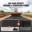 VEVOR Neausts ģeotekstils zem grants 1,83 x 15,24 m, 271 g/m² piebraucamā ceļa un ainavu audums, pastiprināts nezāļu ierobežošanas segums, drenāžas audums franču drenām, melns