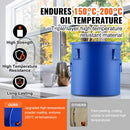 VEVOR frī eļļas spainis, 30 L, oglekļa tērauds, rūsēšanas izturīgs pārklājums, vāks, bloķēšanas atsperes, filtra maisiņš, zils