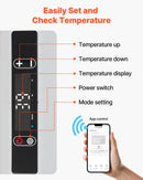 VEVOR 12 V auto ledusskapis 30 l ar regulējamu temperatūru no -20 °C līdz 20 °C, kompresora dzesētājs ar 12/24 V DC un 100–240 V AC barošanu kempingam, ceļošanai un kemperiem