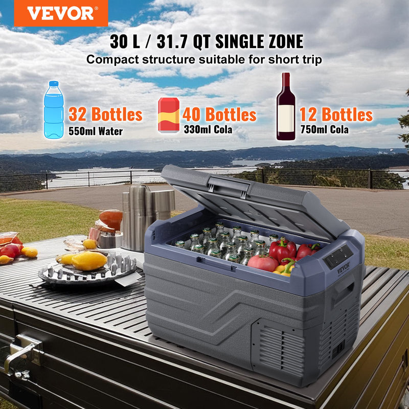 VEVOR portable car refrigerator/freezer compressor 30L, single zone