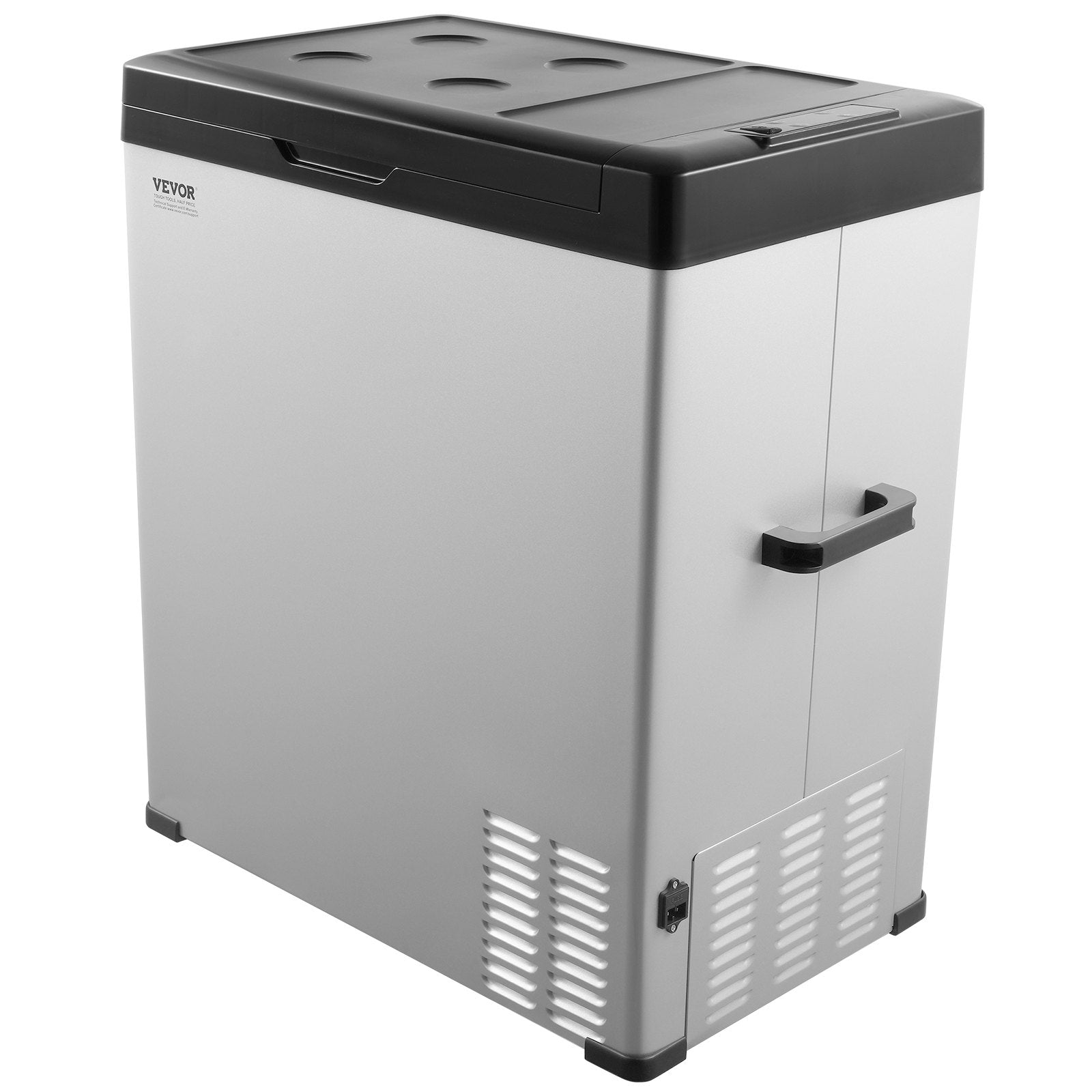 70L VEVOR80W pārnēsājams auto ledusskapis, viena zona
