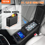 8 л VEVOR — портативный автомобильный холодильник/морозильник с компрессором для использования в автомобиле и дома