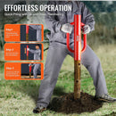 VEVOR žoga stabu iedzinējs ar rokturiem, 10,4 cm iekšējais diametrs, T tipa stabu uzstādīšanai