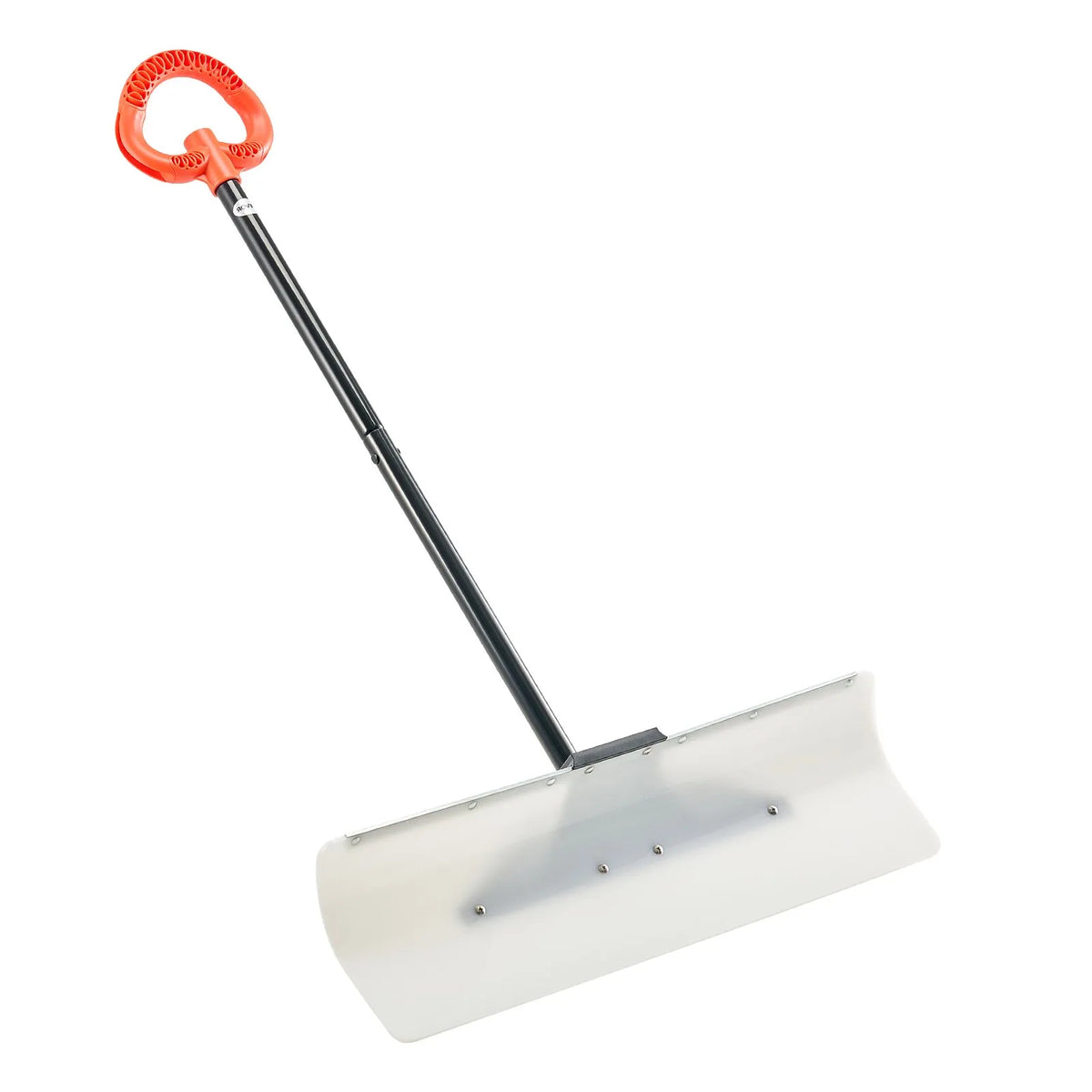 Sniega stumjamā lāpsta 76,2 cm ar ergonomisku rokturi, HDPE asmens un metāla malu, segmentēts rokturis, pārnēsājama piebraucamajiem ceļiem