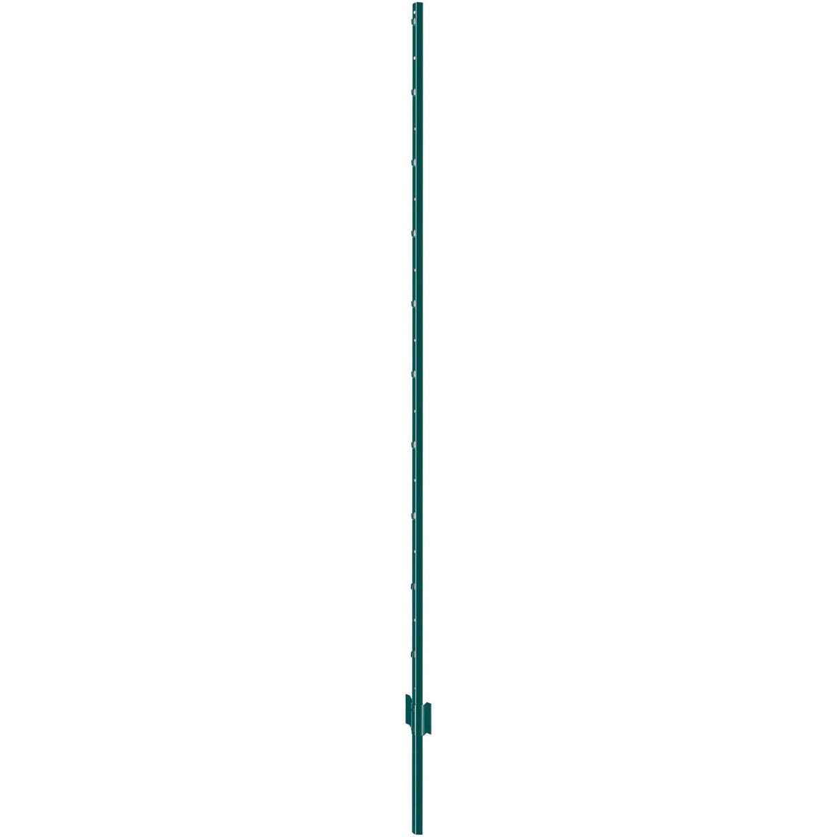 Metāla žoga stabi 183 cm, 6 gab., T-veida, pastiprināti, zaļi
