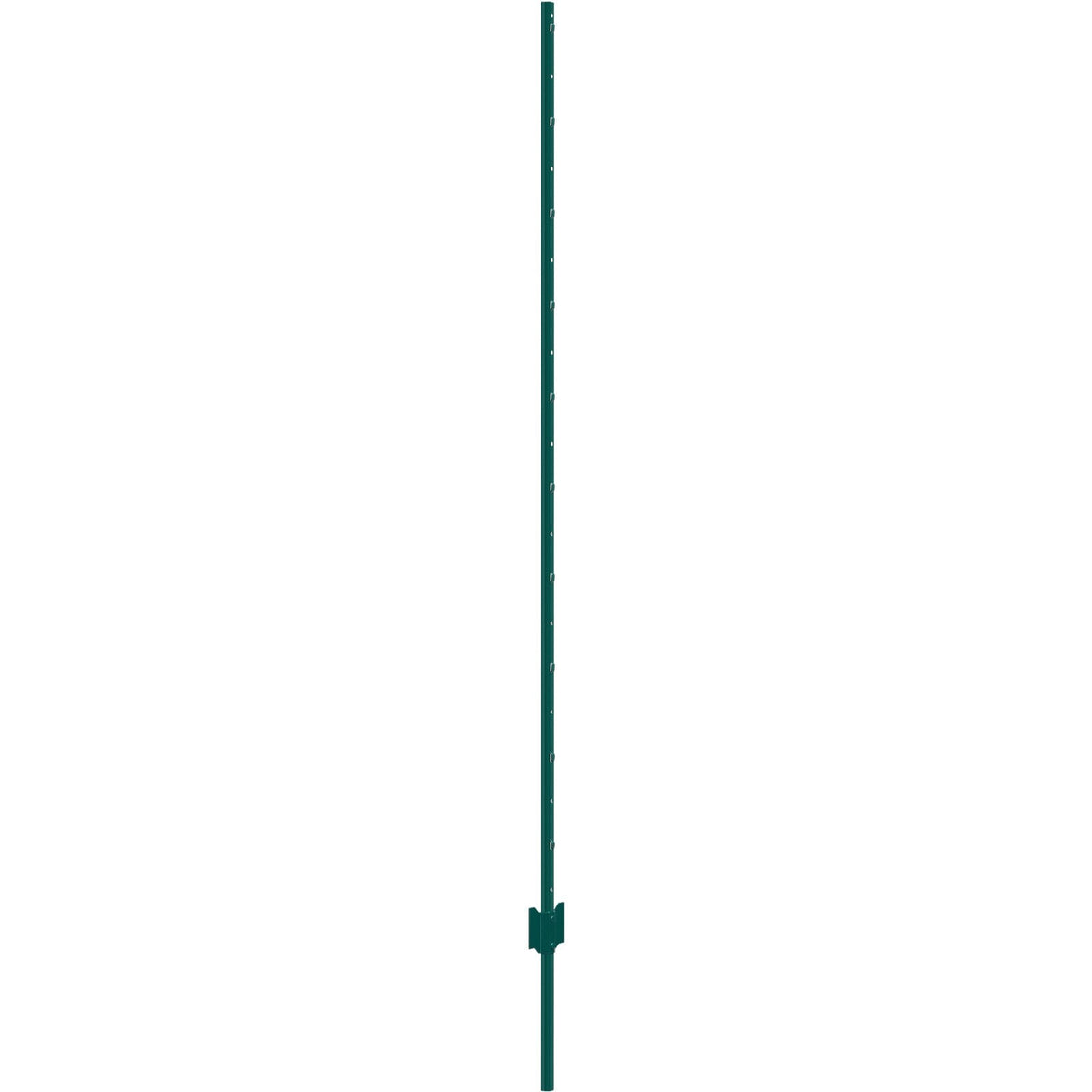 Metāla žoga stabi 183 cm, 6 gab., T-veida, pastiprināti, zaļi