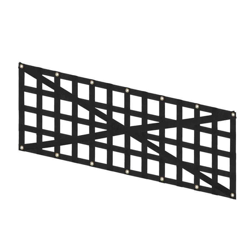 Aizmugures aizsargtīkls Pikapa kravas kastes tīkls 1370 × 460 mm Regulējams ar krustenisko dizainu