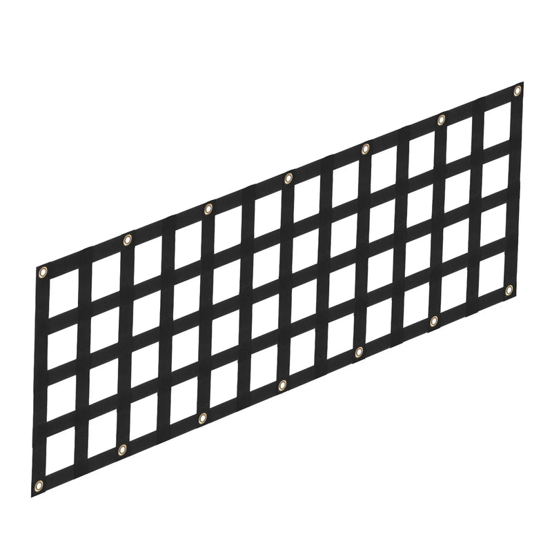 Pikapa aizmugures borta tīkls 137 × 46 cm ar regulējamu stiprinājumu kravas automašīnām