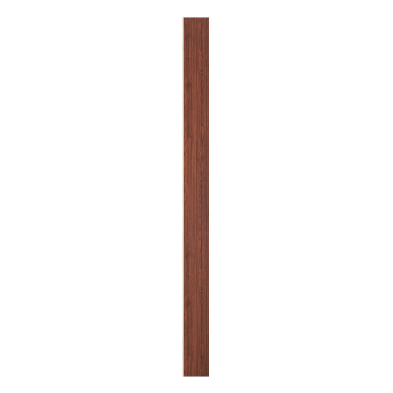 VEVOR koka līstu akustiskie paneļi, 8 gab., 2440 × 152 mm, WPC akcenta sienas paneļi modernam interjeram, mākslīgā koka sienas paneļi stilīgam dekoram un trokšņu samazināšanai, melnā valrieksta krāsā