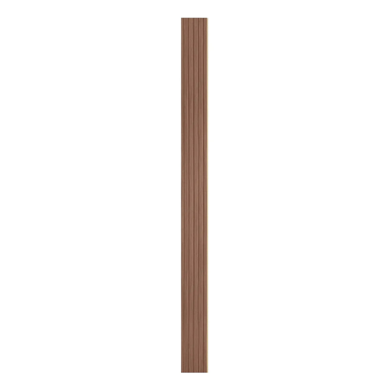 VEVOR koka līstu akustiskie paneļi, 8 gab., 2440 × 152 mm, WPC akcenta sienas paneļi modernam interjeram, mākslīgā koka sienas paneļi stilīgam dekoram un trokšņu samazināšanai, pelēkā ozola krāsā
