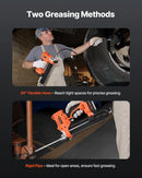 Bezvadu smērvielas pistole, 552 bar, ar LED apgaismojumu un 90 cm šļūteni, saderīga ar 18 V Makita akumulatoriem (akumulators nav iekļauts)