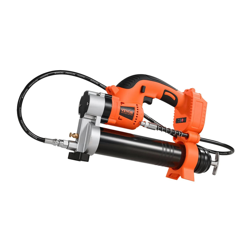 Bezvadu smērvielas pistole 55 MPa maksimālais spiediens, LED apgaismojumus, 900 mm šļūtene, saderīga ar 18 V Makita akumulatoriem (akumulators nav komplektā), piemērota transportlīdzekļu un iekārtu eļļošanai (tikai instruments)