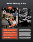 Bezvadu smērvielas pistole 55 MPa maksimālais spiediens, LED apgaismojumus, 900 mm šļūtene, saderīga ar 18 V Makita akumulatoriem (akumulators nav komplektā), piemērota transportlīdzekļu un iekārtu eļļošanai (tikai instruments)