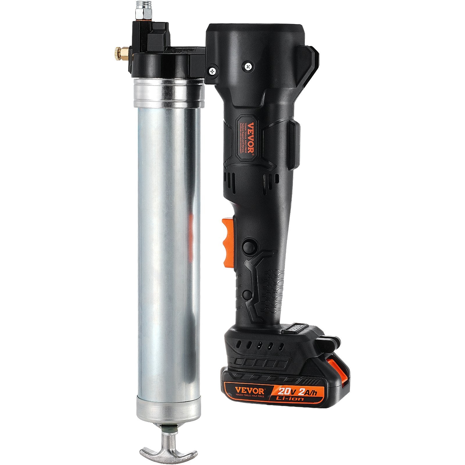 VEVOR juhtmeta rasvapüstol, 20 V, 2,0 Ah akupakett, 10 000 PSI, koos kandekotiga.