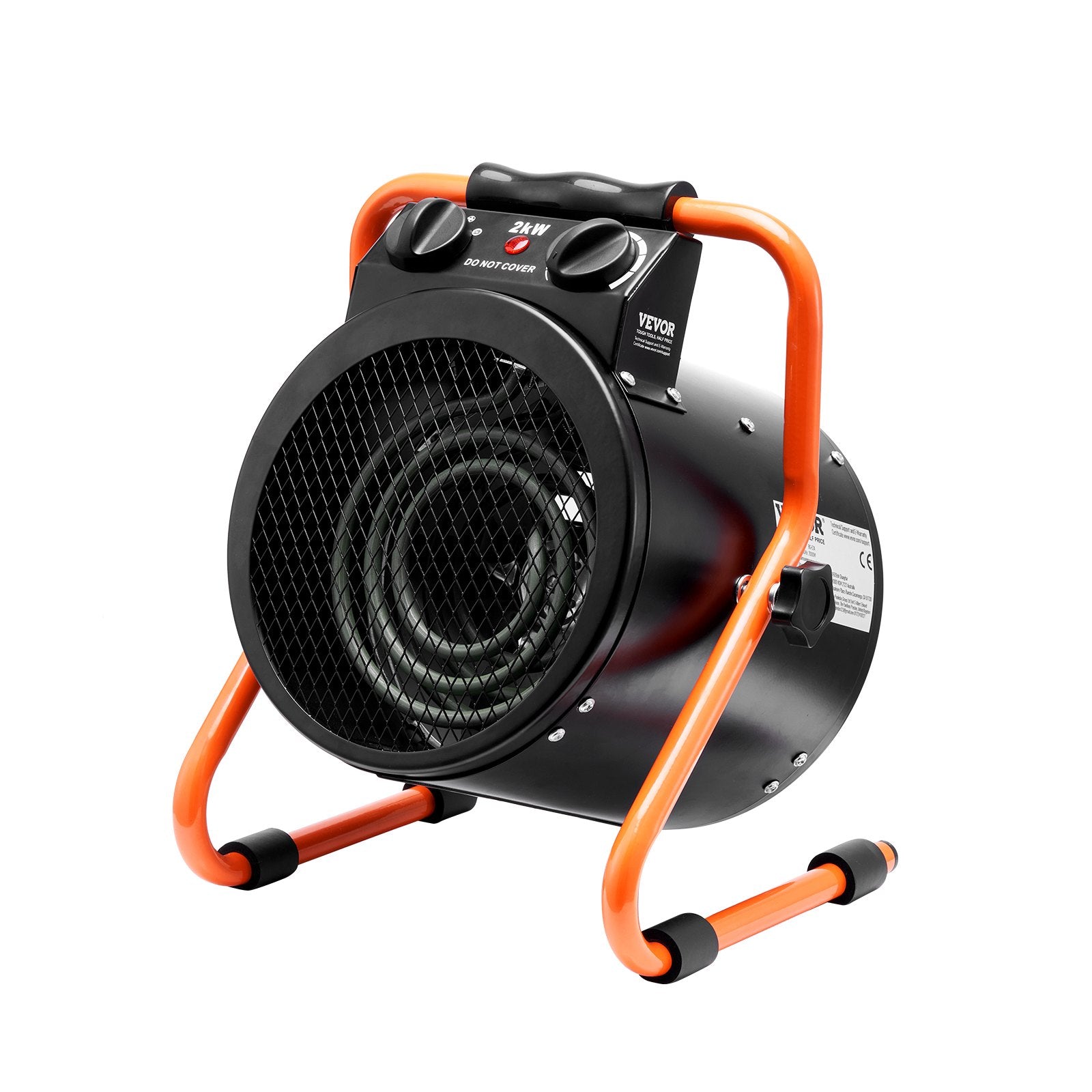 VEVOR Greenhouse Heater 2000W with Quick Heating and Overheating Protection, Watertight