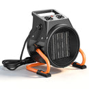 VEVOR  sildītājs, 2000W elektriskais PTC sildītājs ar ventilatoru, zems un augsts sildīšanas režīms, 15° regulējams leņķis, aizsardzība pret pārkaršanu, pārnēsājams, audzēšanas teltīm, mazām siltumnīcām, puķu telpām un mājas birojam
