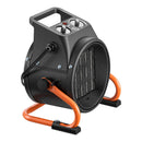 VEVOR  sildītājs, 2000W elektriskais PTC sildītājs ar ventilatoru, zems un augsts sildīšanas režīms, 15° regulējams leņķis, aizsardzība pret pārkaršanu, pārnēsājams, audzēšanas teltīm, mazām siltumnīcām, puķu telpām un mājas birojam