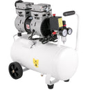 VEVOR gaisa kompresors 21 l, pārnēsājams, 1 HP, bez eļļas, tērauda tvertne, 750 W, plācenīša tipa, 8 bar (115 PSI), īpaši kluss, mājas remontam un riepu piepumpēšanai