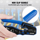 VEVOR RJ45 presformas komplekts, Cat5e/Cat6/Cat6a, 8 kontaktu spraudņiem, ar 20 caurejošiem savienotājiem un aizsargiem, vadu noņēmēju un tīkla testeri