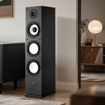 VEVOR 2-ceļu grīdas skaļrunis ar 25,4 mm tviteri, 165,1 mm zemo frekvenču skaļruni, 200 W maksimumjaudu un MDF korpusu, 70–20 000 Hz, viens gabals