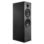 VEVOR grīdas skaļrunis, 2-ceļu torņa tipa modelis ar 25,4 mm augstfrekvences skaļruni un diviem 203,2 mm zemfrekvences skaļruņiem, 600 W maksimumjauda, 50 Hz–20 kHz frekvenču diapazons, MDF korpuss, vienība