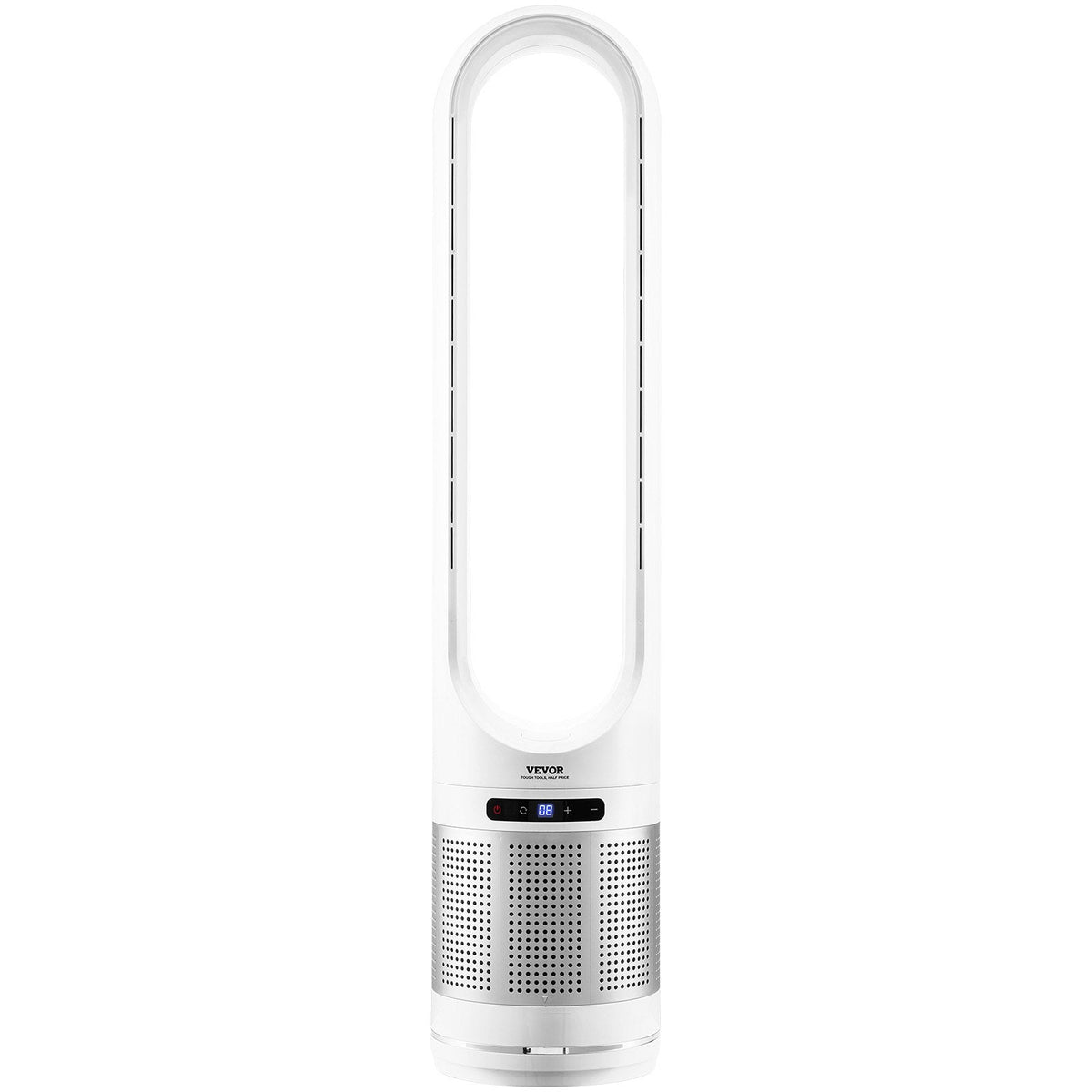 VEVOR 40" Oscilējošais Torņa Ventilators ar 8 Stundu Taimeri un 4,7 m/s Gaisa Plūsmas Ātrumu, Tālvadības Pulti