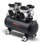 VEVOR kompakts un pārnēsājams bez eļļas gaisa kompresors, 75 L, 6,2 bar (90 PSI)
