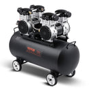 VEVOR kompakts un pārnēsājams bez eļļas gaisa kompresors, 75 L, 6,2 bar (90 PSI)