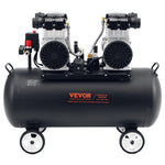 VEVOR kompakts un pārnēsājams bez eļļas gaisa kompresors, 75 L, 6,2 bar (90 PSI)