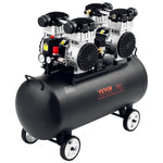 VEVOR kompakts un pārnēsājams bez eļļas gaisa kompresors, 75 L, 6,2 bar (90 PSI)