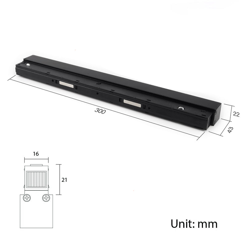 Miboxer WZ-CX2020048N 200W barošanas bloks 48V magnētiskajai sliežu apgaismojuma sistēmai, 180–265V AC, 48V DC, 4A, ≥90%, 345x99x27mm, 0,36kg