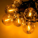 koos päikesepaneeliga 5.5m LED string valgustus 10 GOLD FILAMENT pirniga, iga 0.5W(240Lm) E12 G40, kõrge efektiivsusega päikesepaneeliga 5.5V 0.5W 120mA, 3.7V 18650 Li 2200mAh, DC3V, IP44