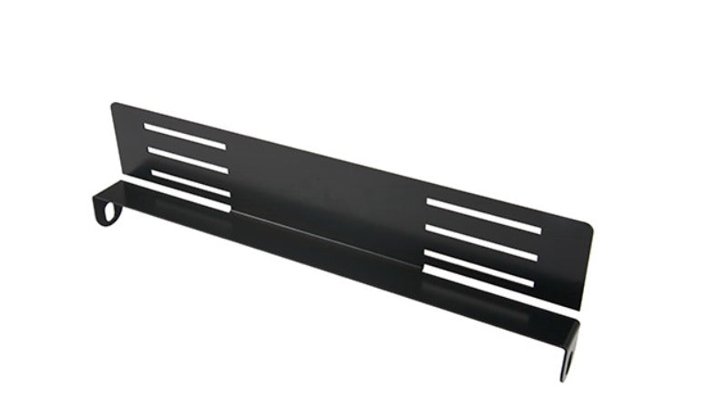 The additional lamp frame can be attached behind the license plate, intended for the HELLA BLACK MAGIC lamp