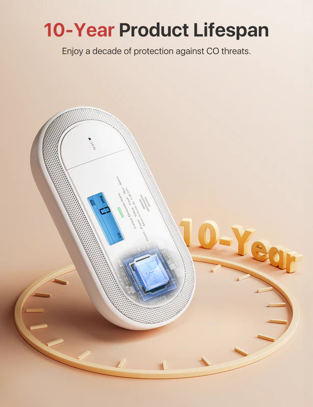 XC0C-SA Rozetē pievienojams autonomais oglekļa monoksīda signalizators, 2 gab.