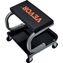 VEVOR mehāniķa krēsls ar rīku paplāti, kravnesība 113 kg, paredzēts darbam zem automobiļa un garāžas darbiem