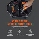 Pneumaatiline mehaanikutool VEVOR, mis on reguleeritava kõrgusega ja tööriistakohvriga.