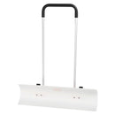 Лопата для снега VEVOR с колесами, 94 см, для подъездной дороги, ABS лопата-толкач для уборки снега, сверхмощная лопата-толкач с широким лезвием и U-образной ручкой из алюминиевого сплава