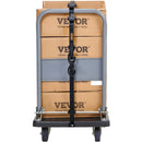 Kravas stiprināšanas siksnas ar sprūdrata mehānismu, 4 gab., 1000 kg maksimālā pārraušanas slodze, 25 mm × 4,57 m, ar polsterētiem rokturiem, paredzētas kravas, sadzīves tehnikas, dārza tehnikas un motociklu nostiprināšanai