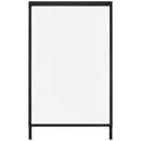 VEVOR A-tipa ietves reklāmas statīvs 61 × 91 cm, izturīgs divpusējs salokāms “sandwich” tipa plakātu turētājs ar iestumjamu rāmi, tērauda āra reklāmas statīvs uzņēmumu ielu reklāmai (tikai rāmis)