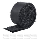 VEVOR gumijas mulča ainavu labiekārtošanai, pārstrādātas gumijas mulčas paklājs 3048 x 114 mm, pastāvīgs gumijas celiņš, dabīga izskata melna mulčas dārza apmale augiem, dārzeņiem un ziedu dārza barjerai