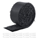 VEVOR gumijas mulča ainavu labiekārtošanai, pārstrādātas gumijas mulčas paklājs 3048 x 114 mm, pastāvīgs gumijas celiņš, dabīga izskata melna mulčas dārza apmale augiem, dārzeņiem un ziedu dārza barjerai