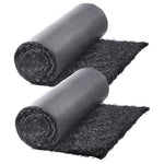 VEVOR gumijas mulča ainavu labiekārtošanai, 2 ruļļi pārstrādātas gumijas mulčas paklāja 2440 x 560 mm, pastāvīgs gumijas celiņš, dabīga izskata melna mulčas apmale augiem, dārzeņiem un ziedu dārza barjerai