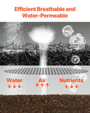 VEVOR gumijas mulča ainavu labiekārtošanai, 2 ruļļi pārstrādātas gumijas mulčas paklāja 2440 x 560 mm, pastāvīgs gumijas celiņš, dabīga izskata melna mulčas apmale augiem, dārzeņiem un ziedu dārza barjerai