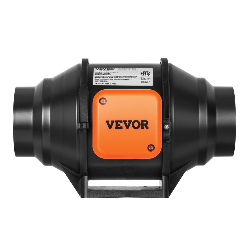 VEVOR 31W вытяжной вентилятор, вытяжной вентилятор, внутренний канальный вентилятор