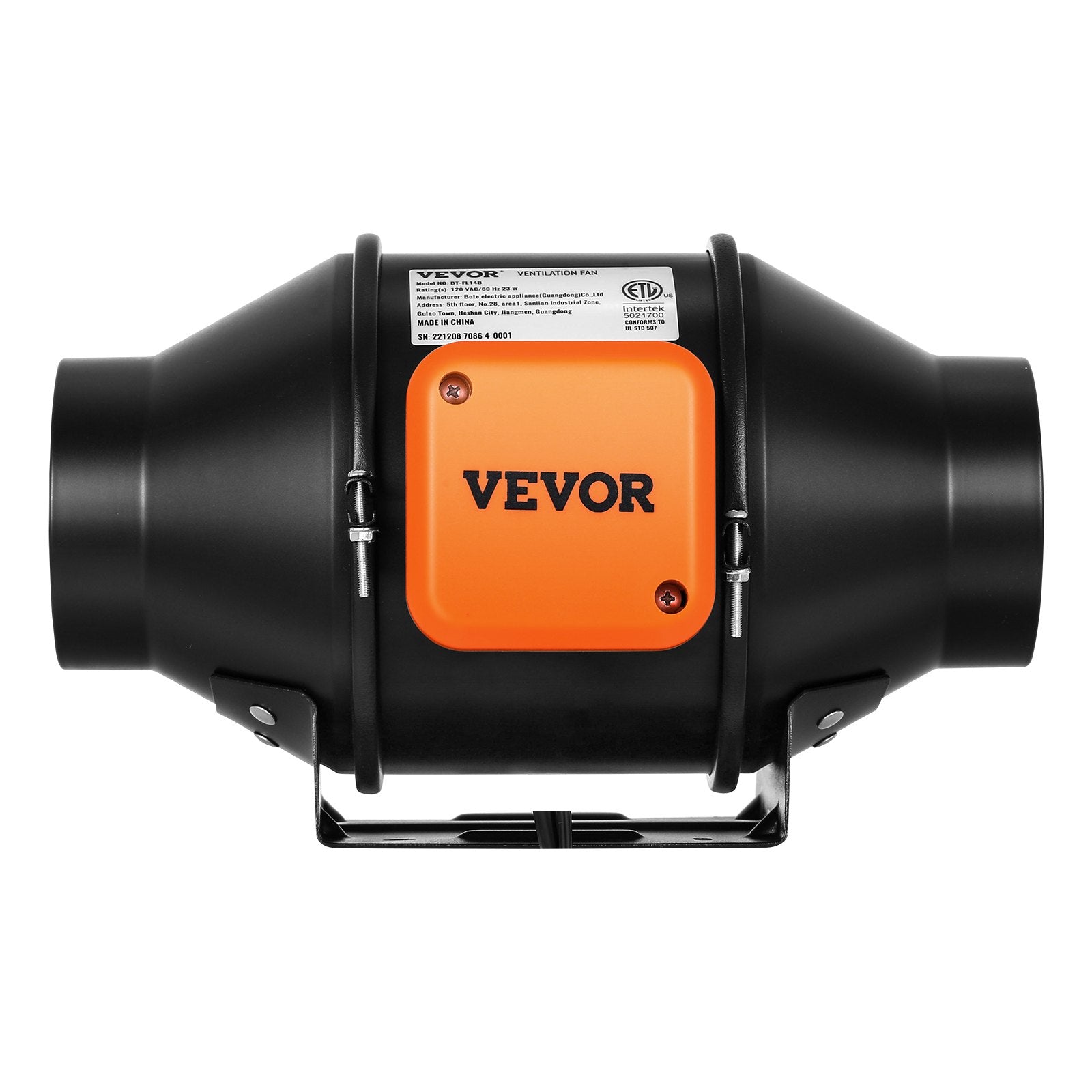 VEVOR 102 mm kanāla ventilators HVAC izplūdes ventilatora komplektu ar EC ātruma regulēšanu_pilns apraksts zemāk