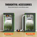 VEVOR 102 mm kanaliga ventilaator HVAC väljatõmbeventilaatorite komplekt EC-kiiruse reguleerimise abil_täielik kirjeldus allpool