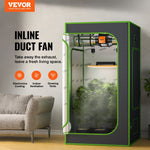VEVOR 6 collu kanāla ventilators HVAC izplūdes ventilatora komplekts ar EC mainīga ātruma kontroli