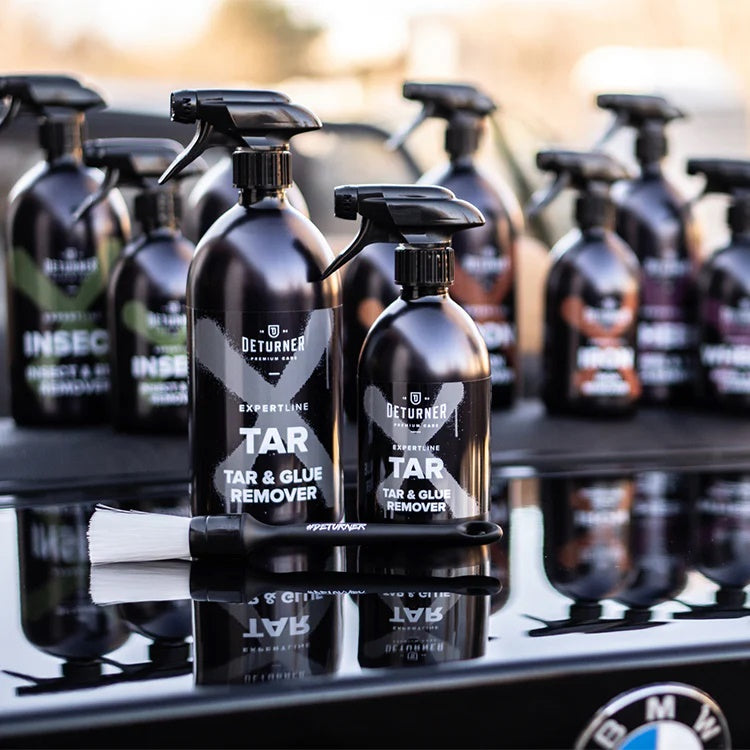 DETURNER X-LINE TAR Bituma un līmes noņēmējs 500ml - Noņem bitumu, līmi un sveķus no auto virsbūves, ideāli piemērots auto sagatavošanai pirms pulēšanas un citu aizsarglīdzekļu uzklāšanas (dažādu vasku, keramiku u.c.)